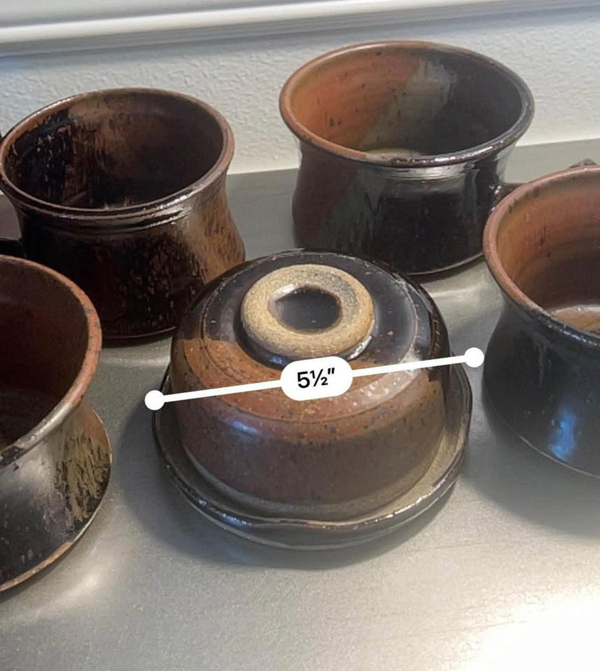 Hand-Signed Studio Stoneware: French Onion Soup & Lidded Casserole Set
