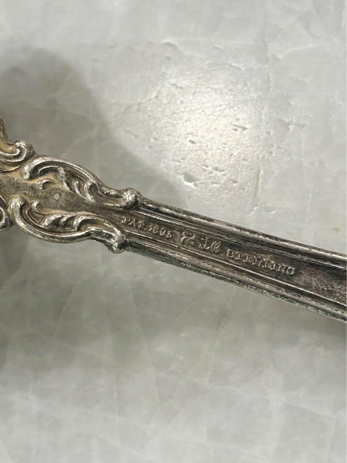 Antique Gorham Sterling Silver Chantilly Cream Ladle Pat 1895