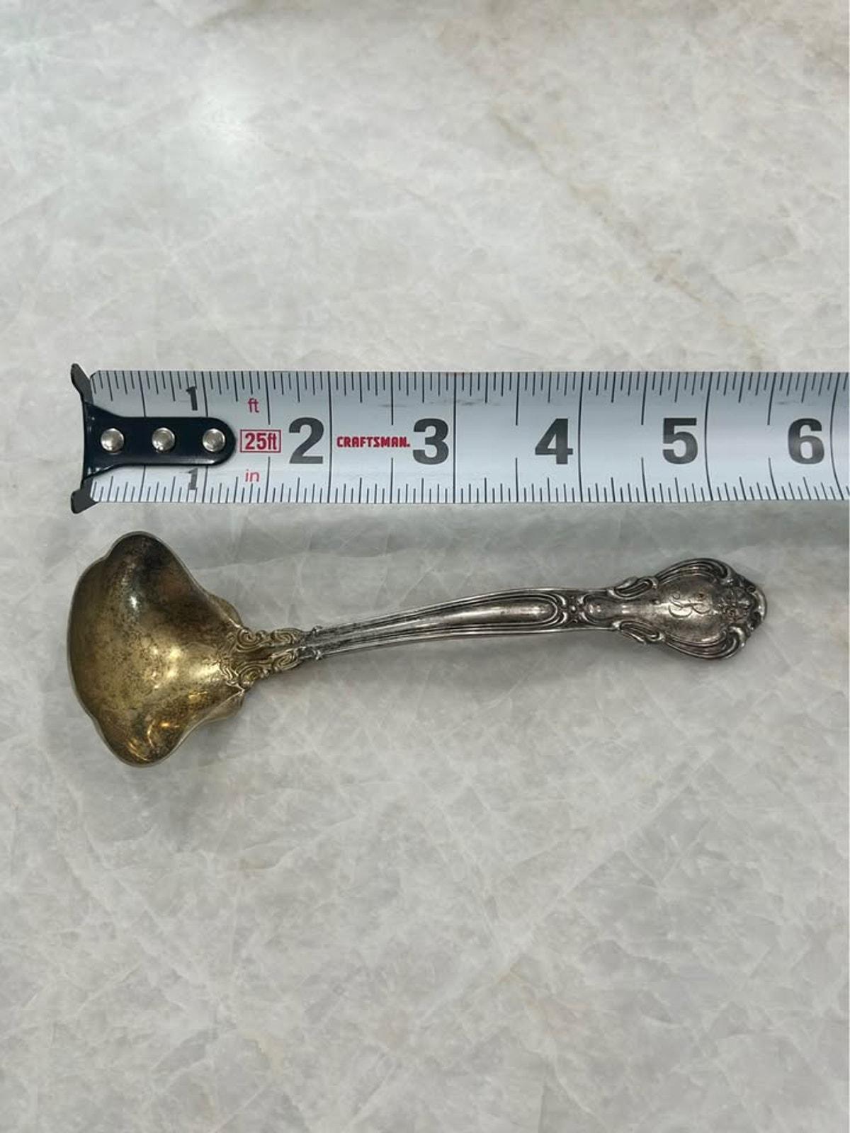 Antique Gorham Sterling Silver Chantilly Cream Ladle Pat 1895