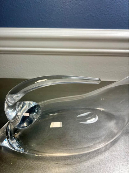 Riedel Signed Crystal Duck Decanter - Hand-Blown Austrian Wine Carafe