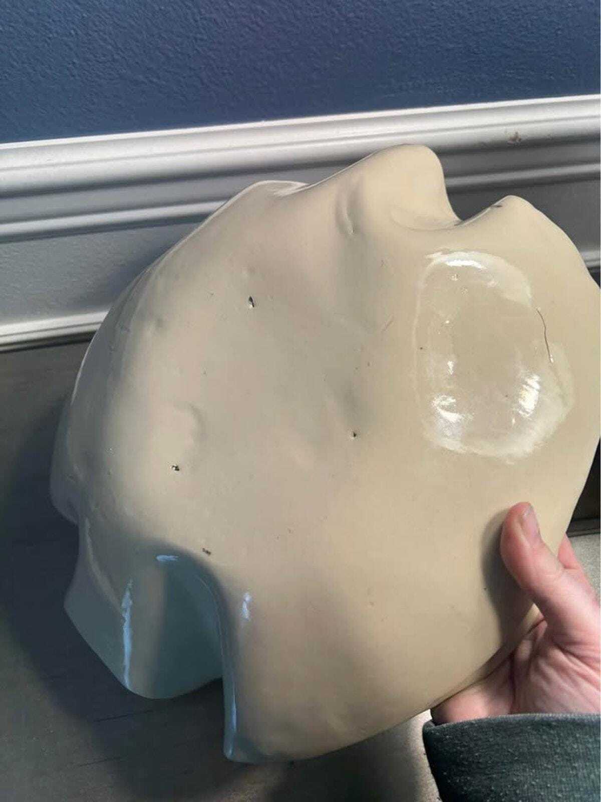 Vandervelik Studio Art Pottery Sculptural Double-Ruffle Vessel