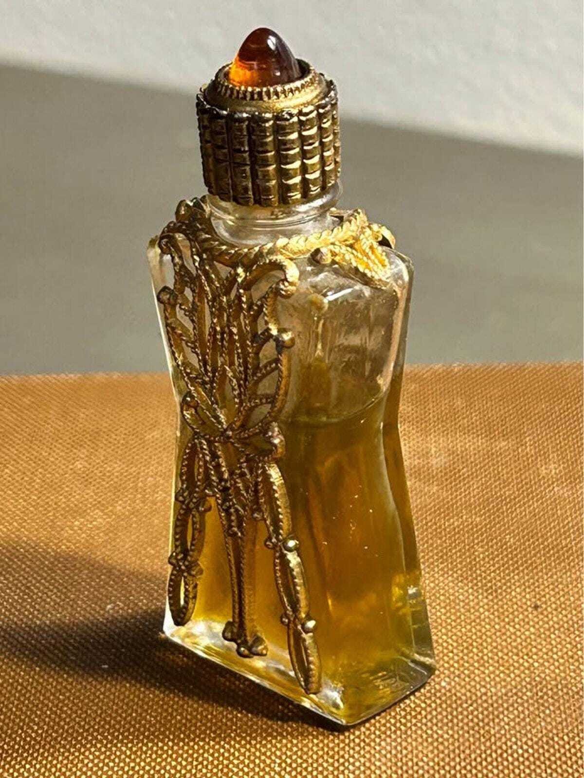 Roger & Gallet Fleurs d’Amour Antique 1920s Perfume Bottle with Original Contents