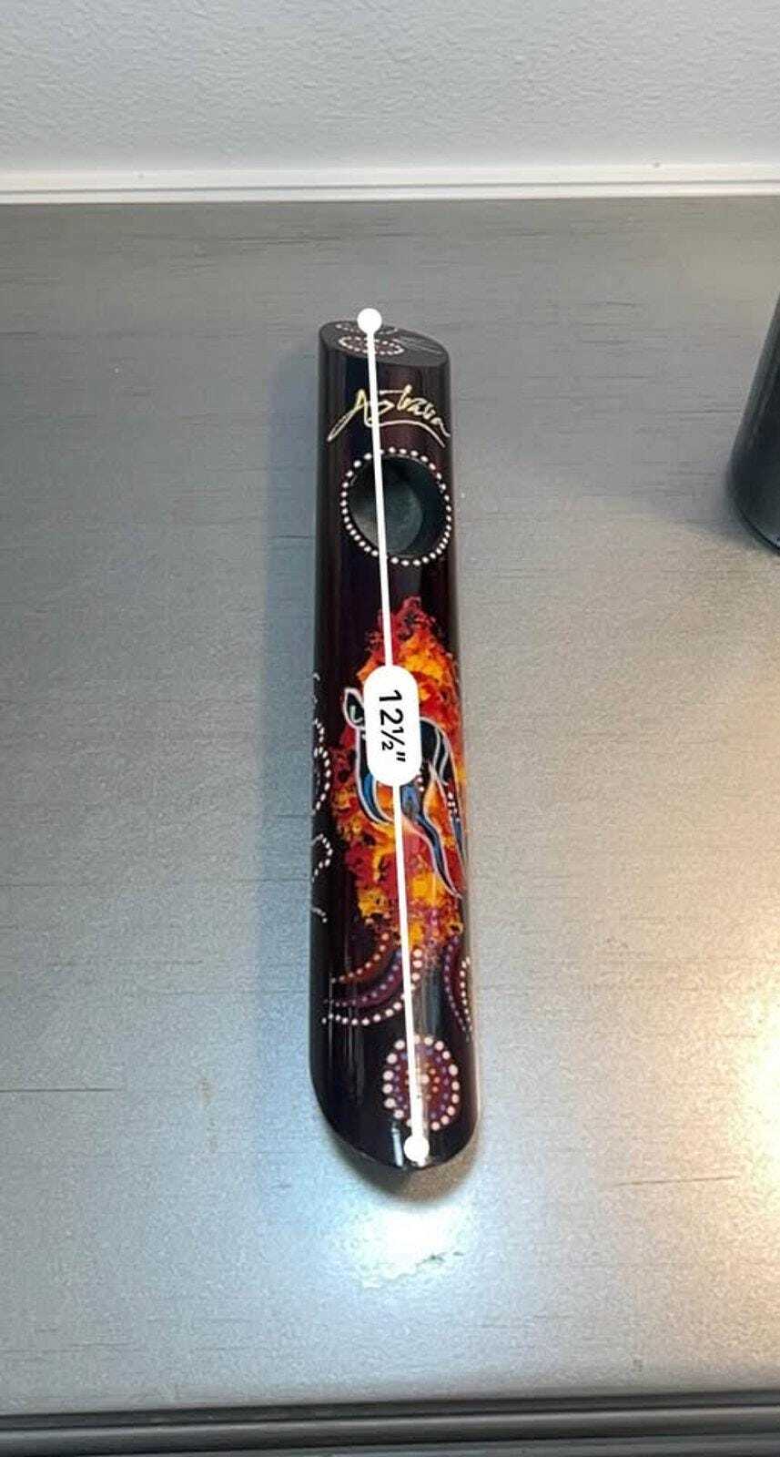 Australian Hand-Painted "Gravity" Wine Bottle Holder - Kangaroo Motif