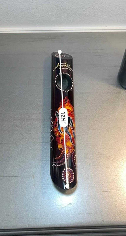 Australian Hand-Painted "Gravity" Wine Bottle Holder - Kangaroo Motif