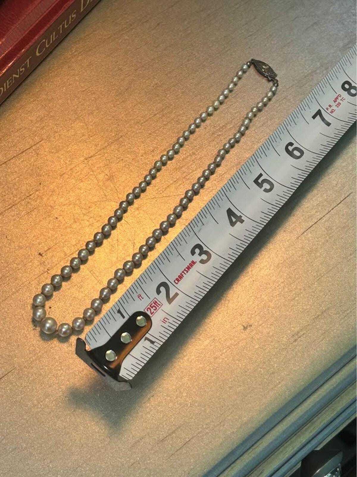 Vintage Curated 925 Sterling Silver Cultured Pearl and Hematite Layering Necklace Set
