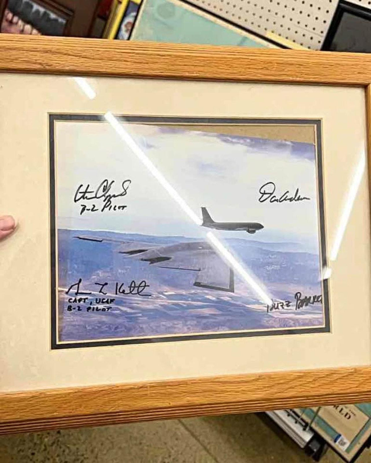 Northrop Grumman B-2 Spirit Stealth Bomber - Multi-Signed Pilot Autograph Photograph