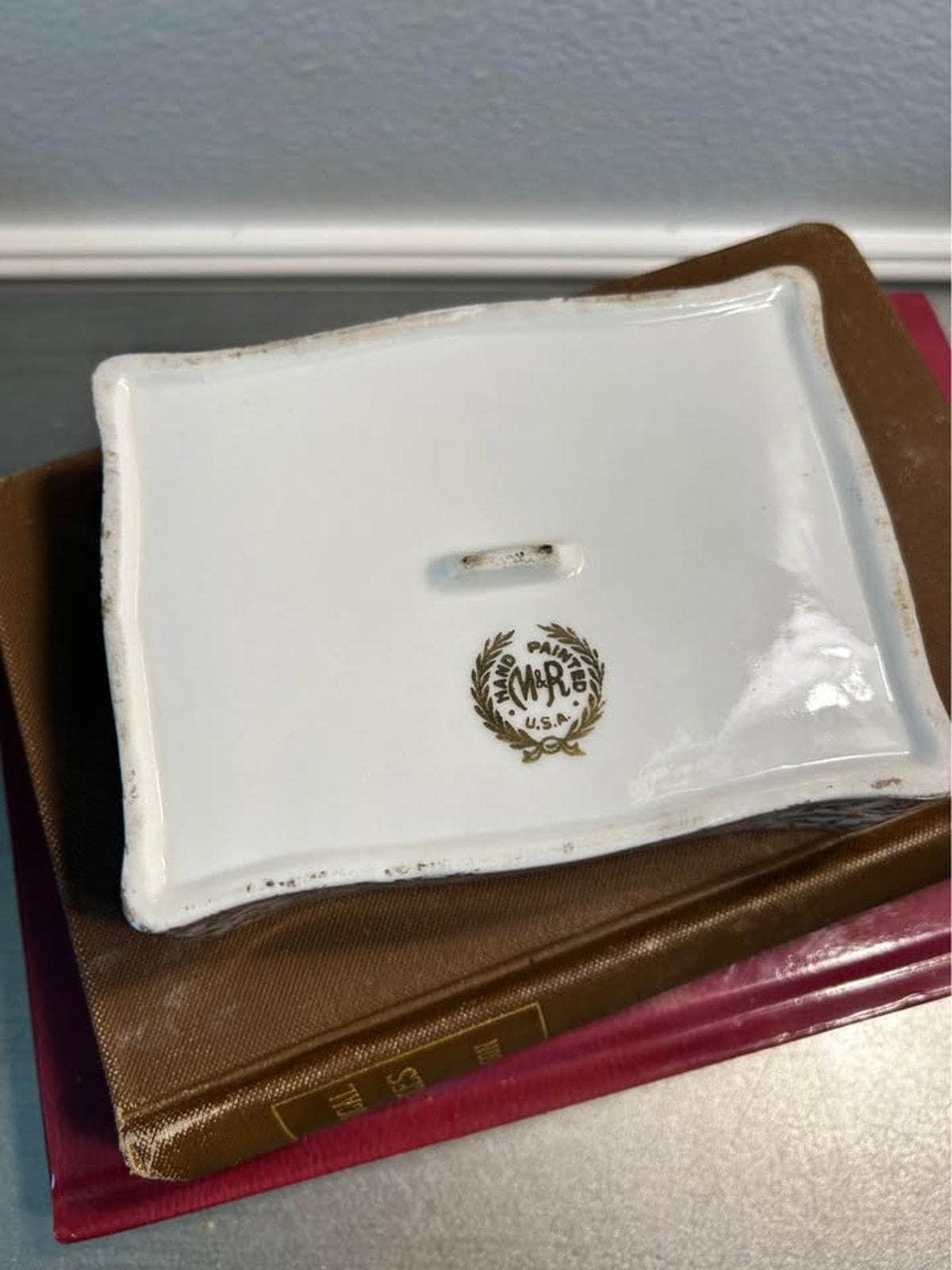 Vintage Marks & Rosenfeld Hand-Painted Classical Porcelain Box