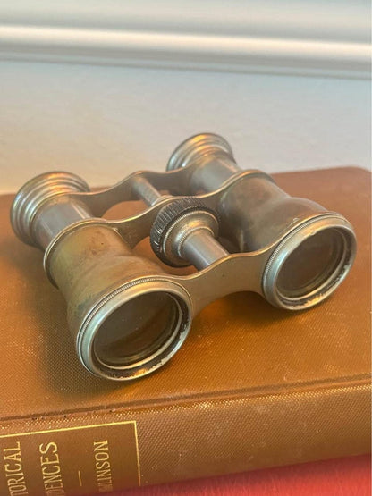 Antique Colmont Paris Solid Brass Opera Glasses