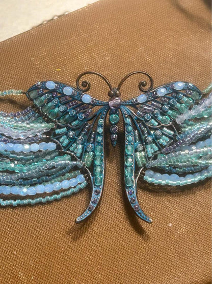 Satellite Paris Butterfly Bib Necklace