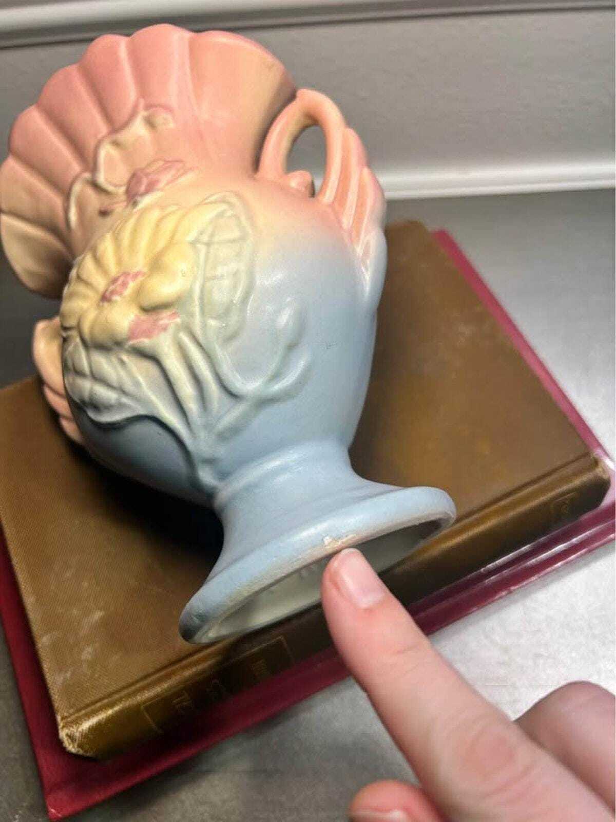 Hull Pottery Magnolia Matte Vase 12-5.25
