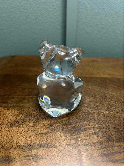 Vintage Jonal Crystal Teddy Bear Figurine – 24% Lead Crystal, West Germany