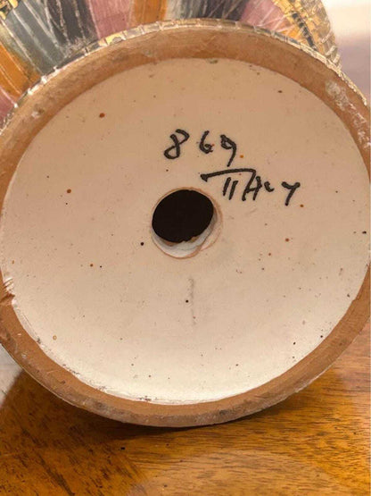 Vintage Aldo Londi for Bitossi Seta Ceramic Candle Holder