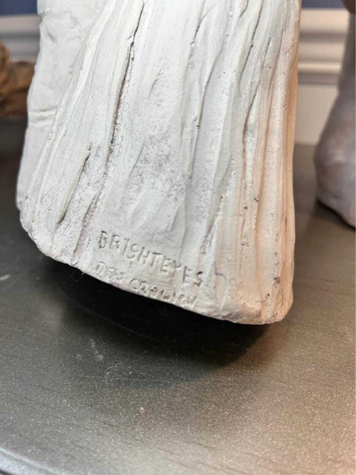 Brighteyes Dee Crowley “Children with Bouquet” Ceramic Sculpture