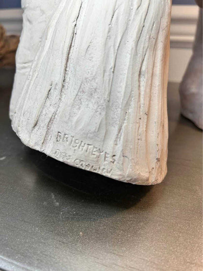 Brighteyes Dee Crowley “Children with Bouquet” Ceramic Sculpture