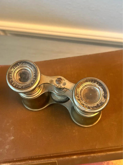 Antique Colmont Paris Solid Brass Opera Glasses