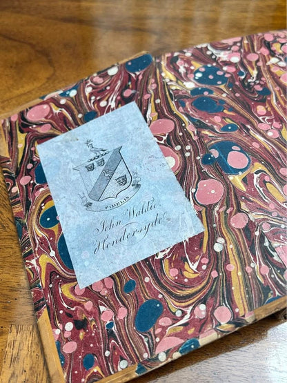 Antique 1862 Lives of Wits and Humourists by John Timbs, 2 Vol Set, Hendersyde Bookplate